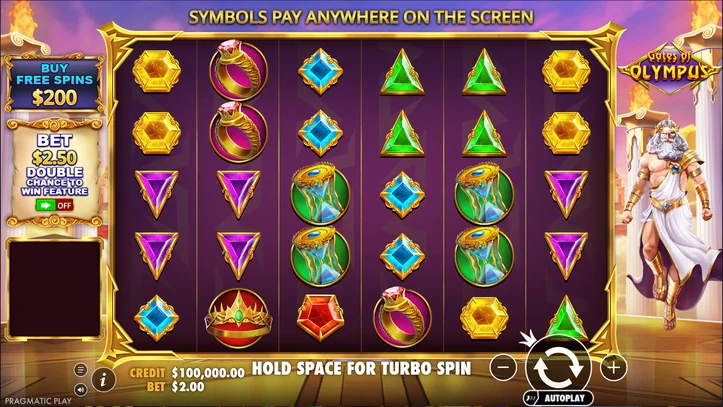 slot demo screen